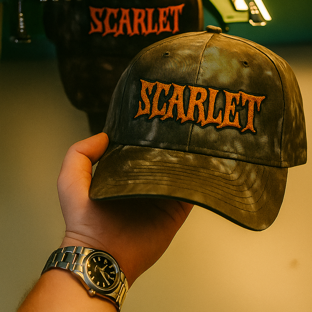 "Scarlet" Camo Cap by Lambda